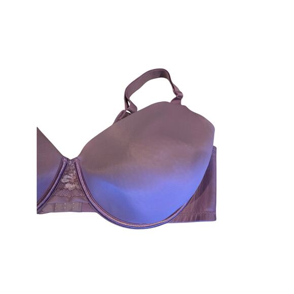 Vanity Fair Bra 44D Womens Plus Size Purple Underwired Full Coverage Adjustable - Picture 2 of 4